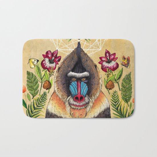 Majestic Mandrill Bath Mat