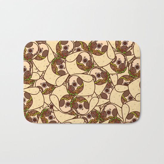 Puglie Burrito Bath Mat