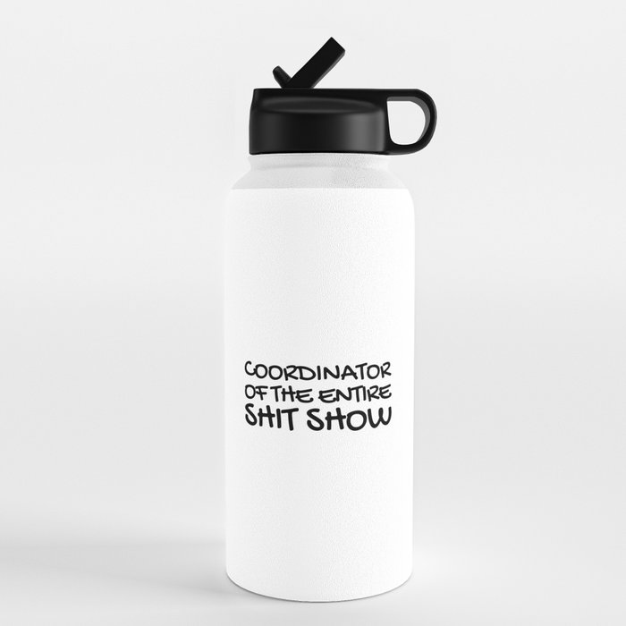 Let That Shit Go - Yoga Personalized Custom Water Tracker Bottle