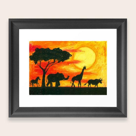 sunset Framed Art Print