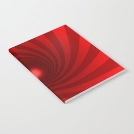 Red Swirl Notebook