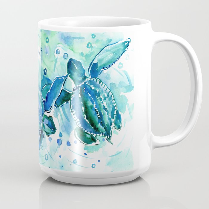 TURTLE Ceramic Mug by Creature Cups Hidden 3D Ocean Animal in Bottom of  Coffee Mug Marine, Sea, Tortoise Unique Holiday Gift 