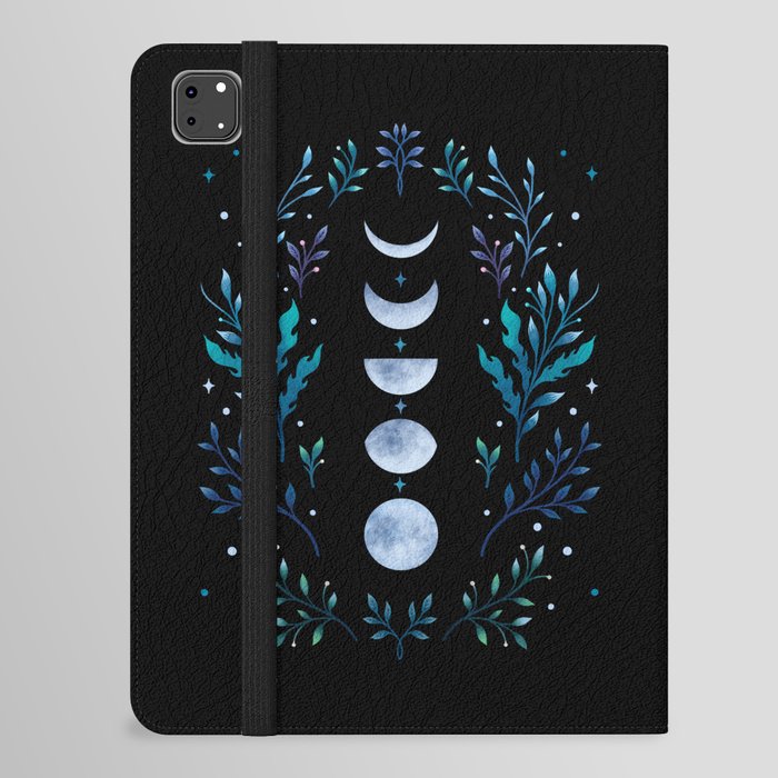 Moonlight Garden - Blue iPad Folio Case