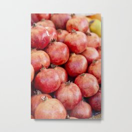 Pomegranates Metal Print | Fruit, Pomegranates, Farmersmarket, Pink, Food, Italian, Pretty, Travel, Fruity, Superfood 