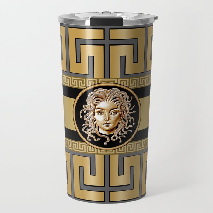 Luxury Medusa Head Gold Travel Mug