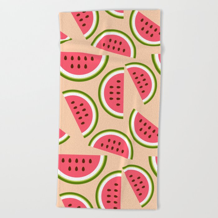 Watermelon pattern Beach Towel