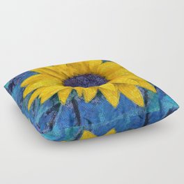 Sunflower Floor Pillow