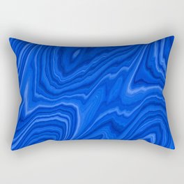 Blue tree bark Rectangular Pillow