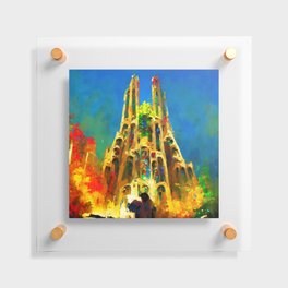 Basilica de la Sagrada Familia Floating Acrylic Print