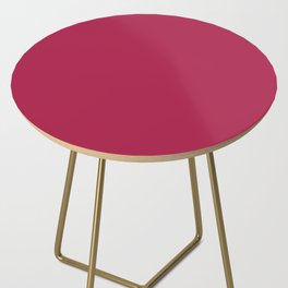 French Wine Red Side Table