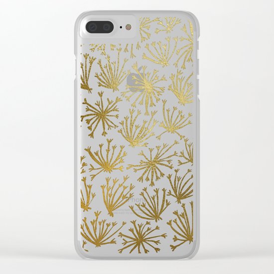 Queen Anne's Lace #2 Clear iPhone Case