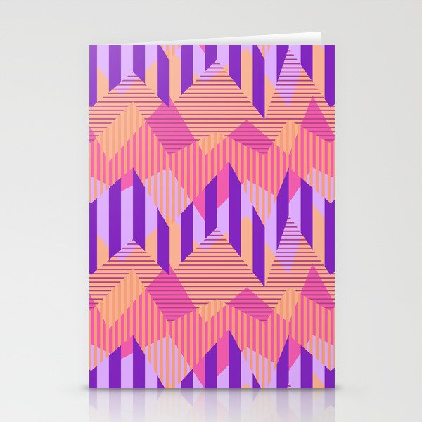 ZigZag All Day - Pink Stationery Cards
