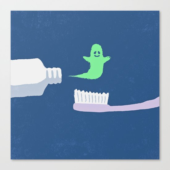 Ghost Paste Canvas Print