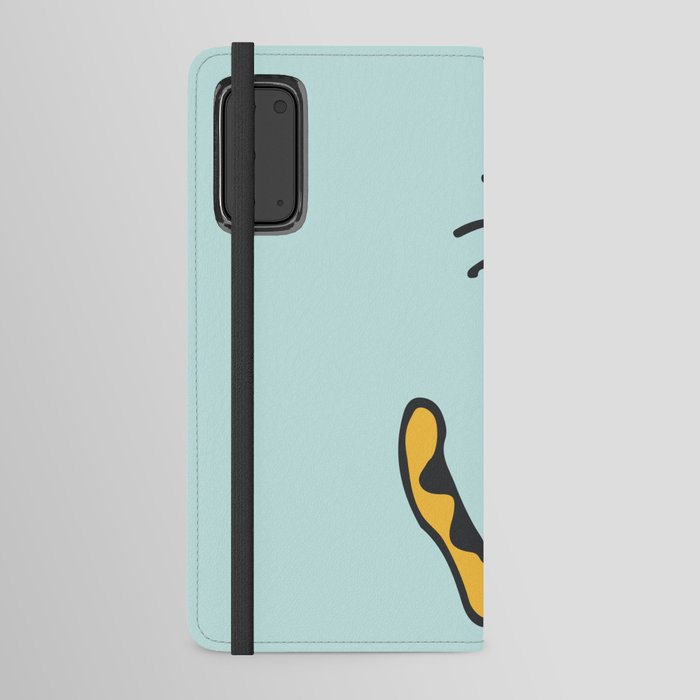 Cute cat sitting Android Wallet Case