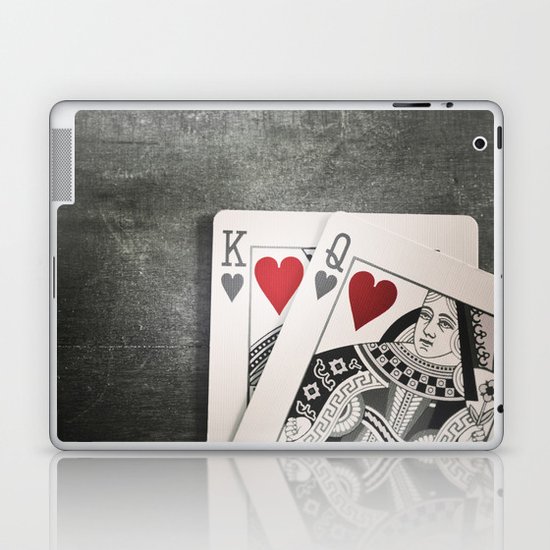 King and Queen of Hearts Laptop & iPad Skin