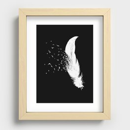 Birds of a Feather (Black) Recessed Framed Print