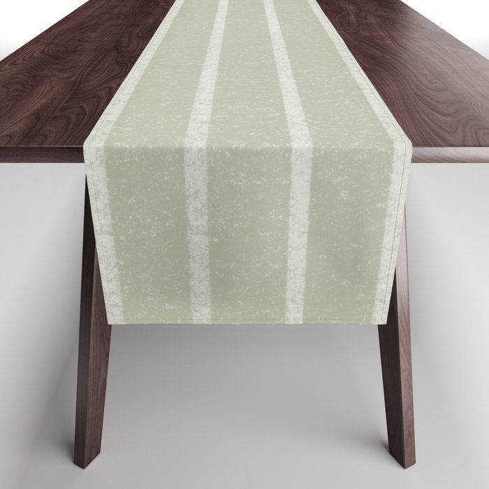 Classic Stripe (Sage Green) Table Runner