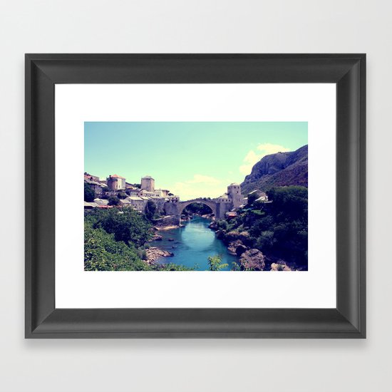 Old Bridge Framed Art Print