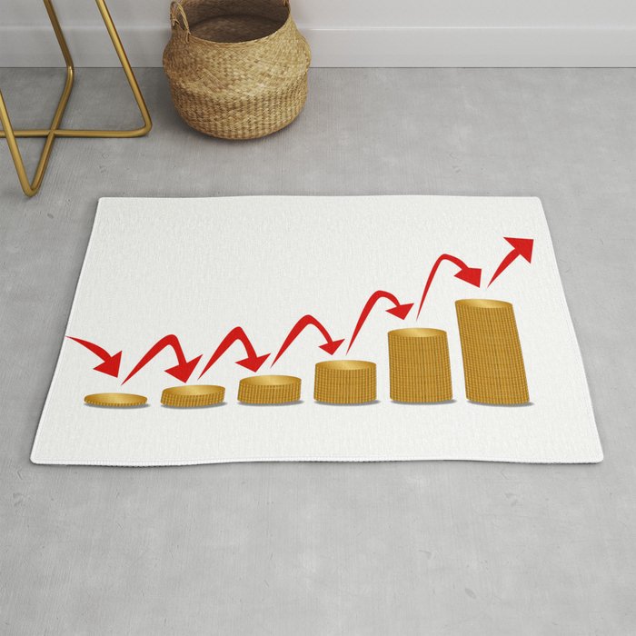 Rising Money Steps Rug