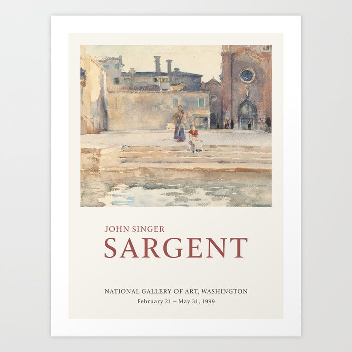  John Singer Sargent Art Exhibition Print Art Print