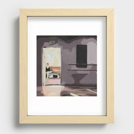 Waiting for Ballet Class Recessed Framed Print