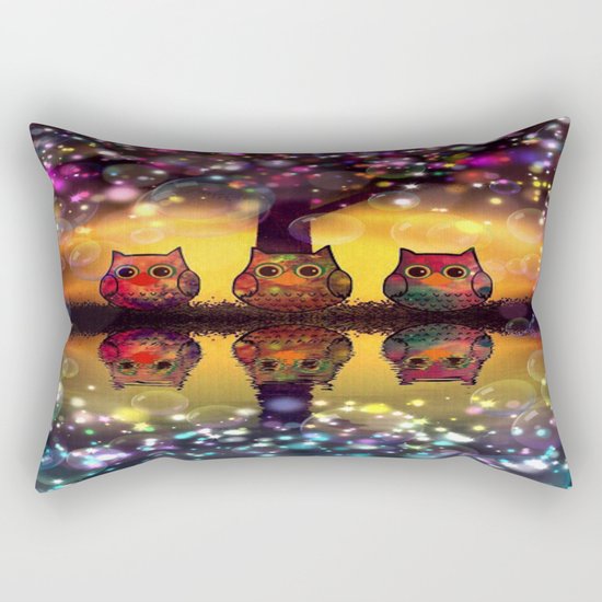 owl-110 Rectangular Pillow