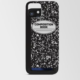 Composition Notebook College School Student Geek Nerd iPhone Card Case