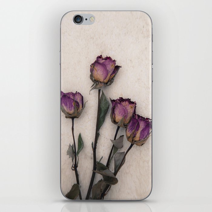 four dried roses iPhone Skin