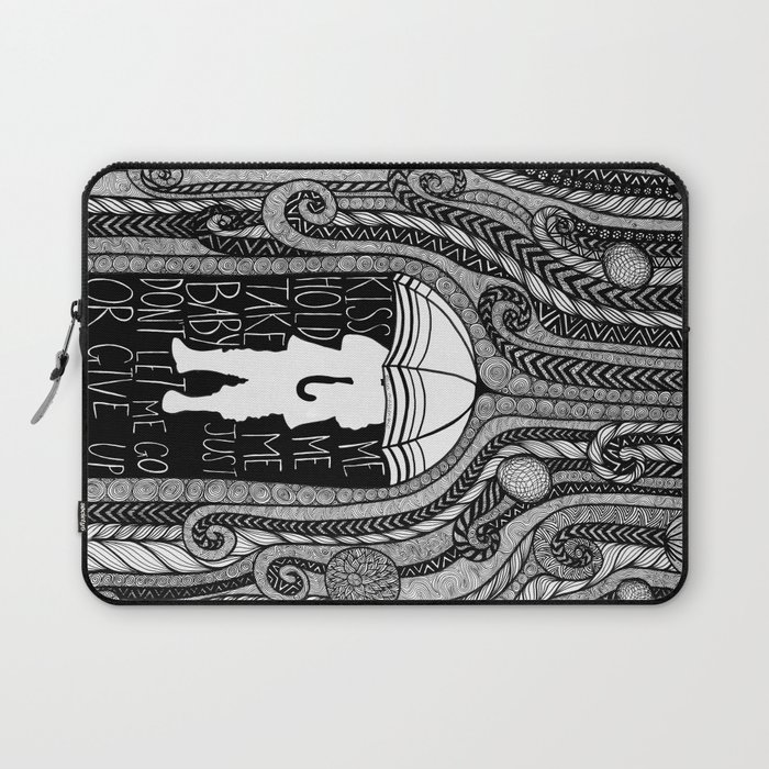 Kiss Me Hold Me Laptop Sleeve