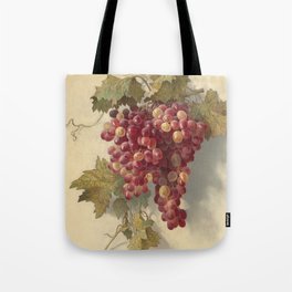  Grapes Against White Wall - Edwin Deakin Tote Bag