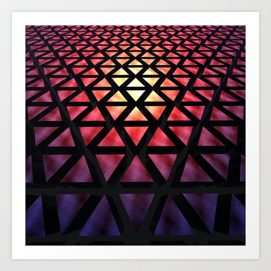 The Effect of Light Art Print