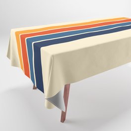 Classic Retro Stripes Tablecloth