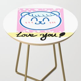 The daily mood Words of the round ball bear 2 - Love you Side Table
