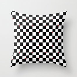 Checkers Throw Pillow