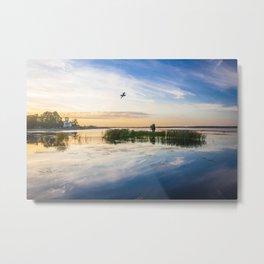 Haapslau and Baltic sea Metal Print | Nature, Estii, Digital, Haapslau, Sunset, Estonia, Landscape, Photo, Baltic, Seascape 
