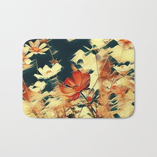 Cosmos in Abstract Bath Mat