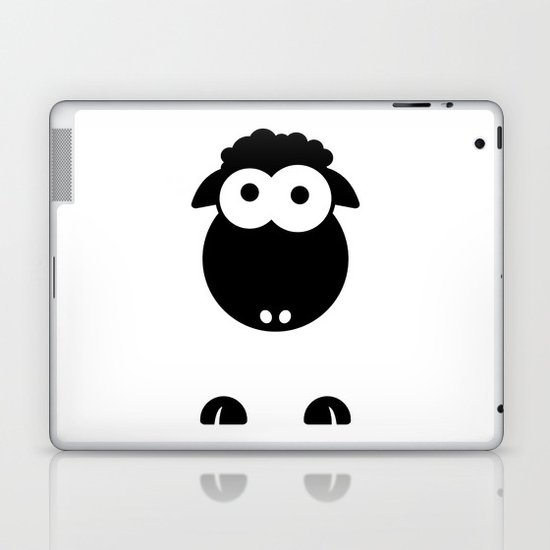 Minimal Sheep Laptop & iPad Skin
