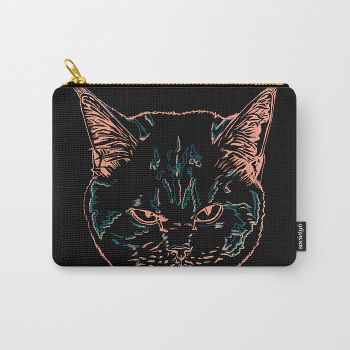 Scottish Fold British Shorthair Mix Carry All Pouch By Raliz
