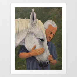 Equine Friend Art Print