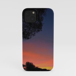 Orange and yellow sunset iPhone Case