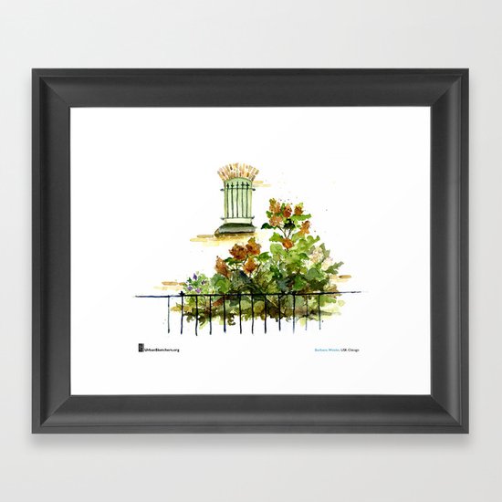 Barbara Weeks, "Old Town Chicago" Framed Art Print