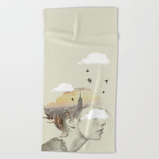 New York City Drifting Beach Towel