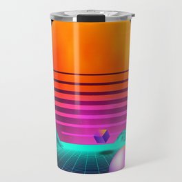 Neon sunrise #2 Travel Mug