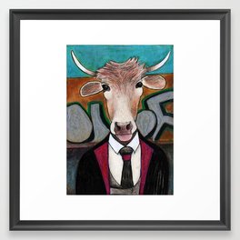 The Bull Framed Art Print