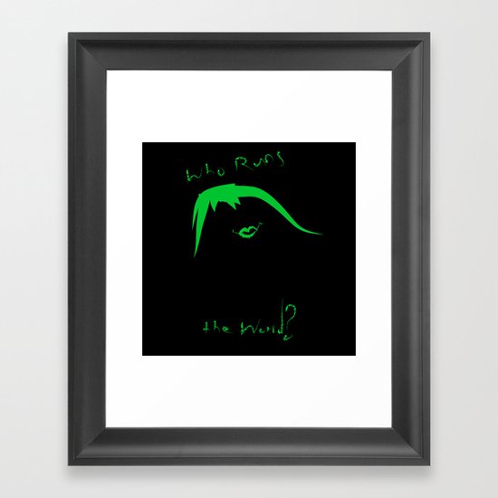 We Run This... Framed Art Print
