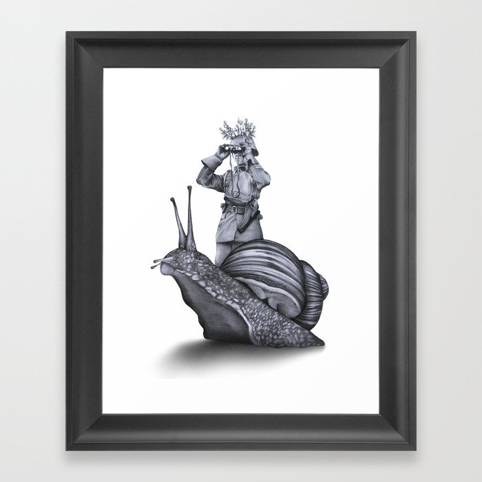 In which no explanation can be found Framed Art Print