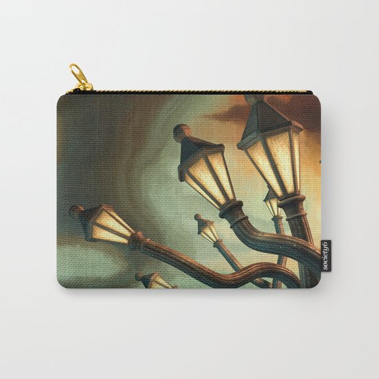 Drunk Streetlamps Carry-All Pouch