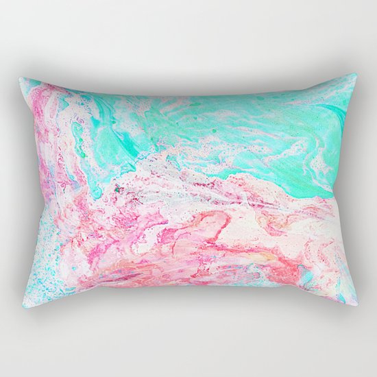 Paper Marble #society6 #decor #buyart Rectangular Pillow