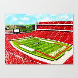 Homecoming in Athens Canvas Print