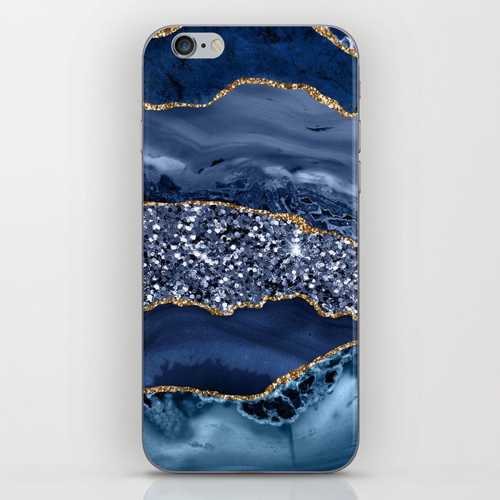 Agate Glitter Ocean Texture 07 iPhone Skin